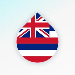 Drops: Hawaii dil öğrenme simgesi